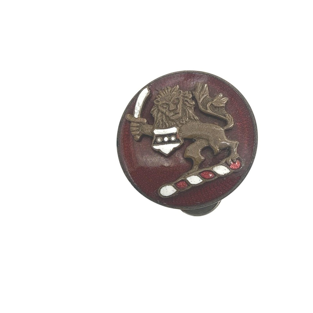 VTG WWII WW2 Original  US Army 28th Field Artillery DI DUI Crest Pin - Picture 3 of 11
